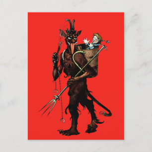 Carte postale vintage Krampus