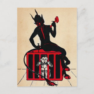 Carte postale vintage Krampus
