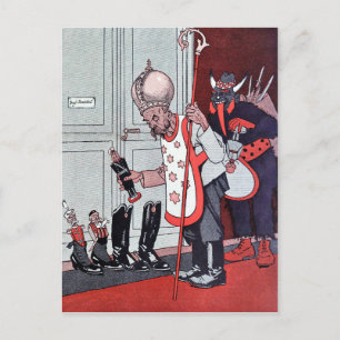 Carte postale vintage Krampus