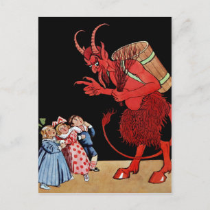 Carte postale vintage Krampus