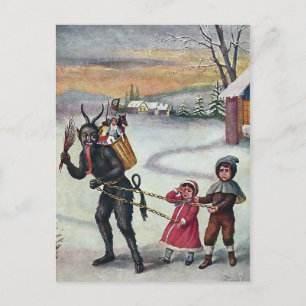 Carte postale vintage Krampus
