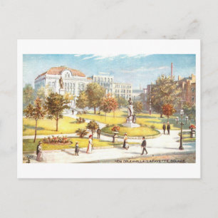 Carte Postale Vintage Lafayette Square à La Nouvelle-Orléans