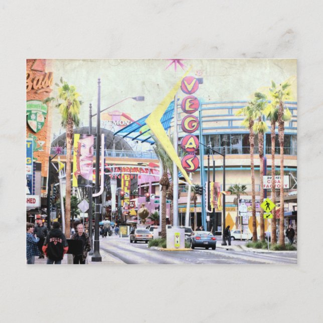 Carte postale vintage Las Vegas (Devant)
