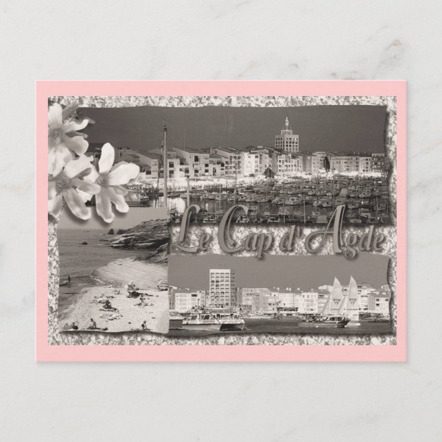 Carte Postale Vintage, Le casquette d'Agde (Devant)