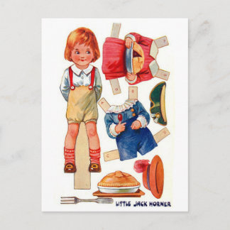 Carte postale vintage Little Jack Horner