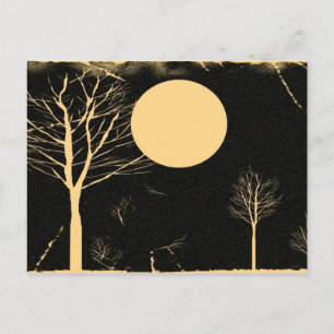 Carte postale vintage Lune