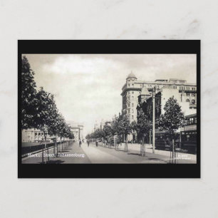 Carte postale vintage - Market Street, Johannesbur
