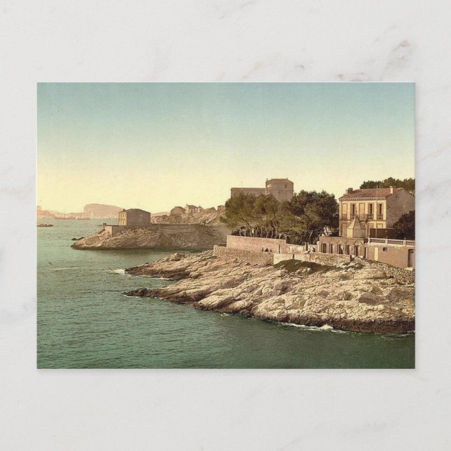 Carte Postale Vintage Marseille, France - (Devant)