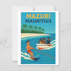 Carte postale vintage - Mazuri Maurice