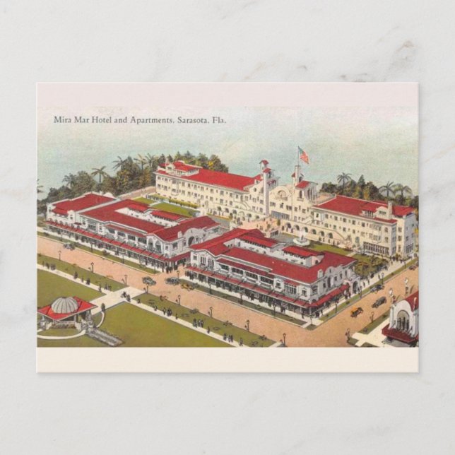 Carte Postale Vintage MiraMar Hotel & Apartments (Devant)