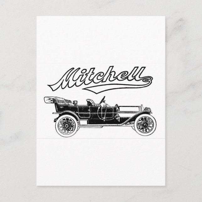 Carte Postale Vintage Mitchell Six Automobile (Devant)