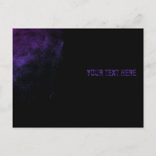 Carte postale vintage Monochrome Grunge Smuge Art