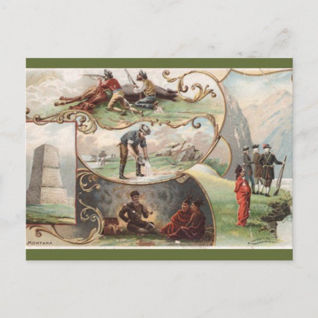 Carte Postale Vintage Montana (Devant)