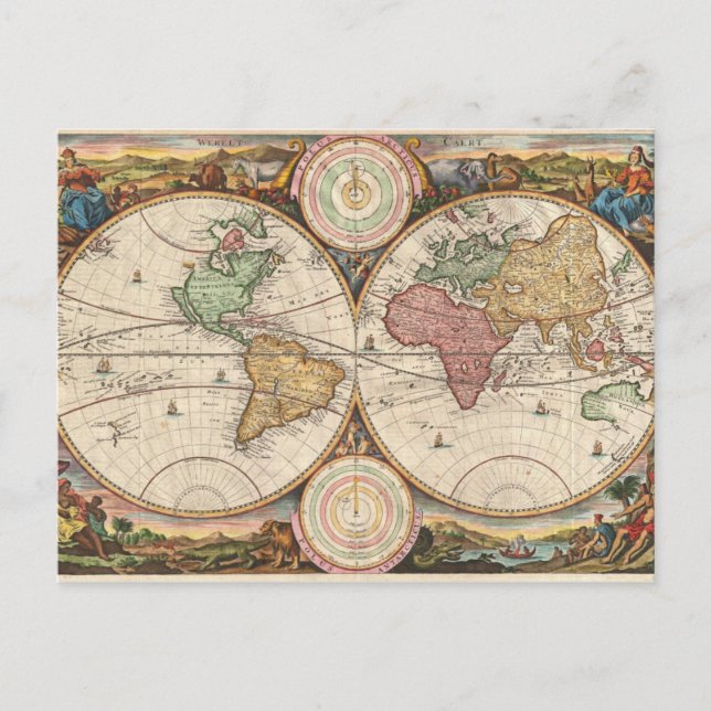 Carte postale vintage montrant Ecliptic (Devant)