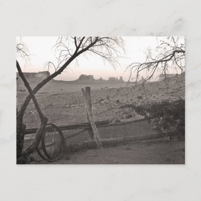 Carte postale vintage Monument Valley Photo (Devant)