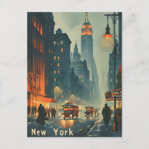Carte Postale Vintage New York Empire State Building