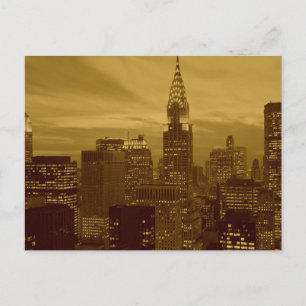 Carte Postale Vintage New York Manhattan
