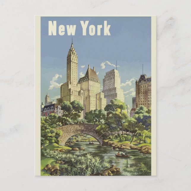 Carte postale vintage New York Travel (Devant)