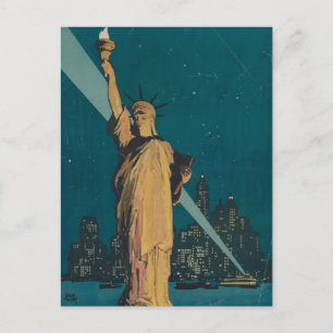 Carte postale vintage New York Travel