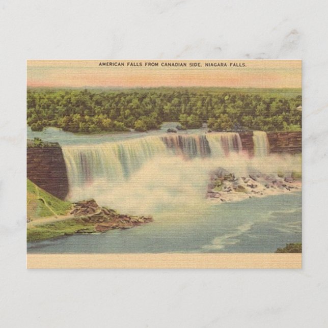 Carte postale vintage Niagara Falls Travel (Devant)