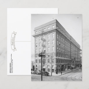 Carte Postale Vintage Norfolk, VA : The Atlantic Hotel 1900-1906