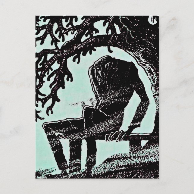 Carte postale vintage Nosferatu Art (Devant)