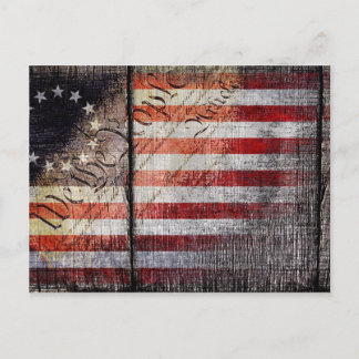 Carte Postale Vintage Nous Les Gens Betsy Ross Drapeau