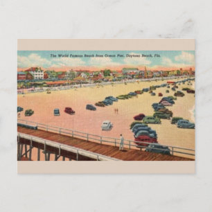 Carte postale vintage Ocean Pier Daytona Beach