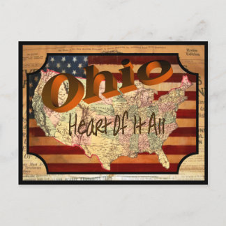 Carte postale vintage Ohio