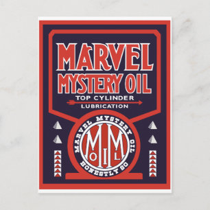 Carte Postale Vintage Oil