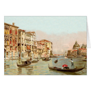 Carte postale vintage Palazzo Franchetti Venezia