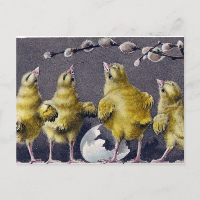 Carte postale Vintage Pâques (Devant)
