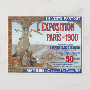 Carte Postale Vintage Paris France France Tourisme Publicité