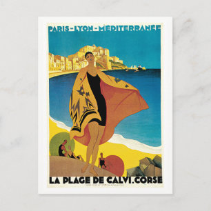 Carte Postale Vintage Paris Lyon Méditerranée