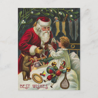 Carte postale vintage Père Noël Christmas