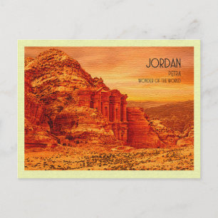 Carte postale vintage Petra Jordan