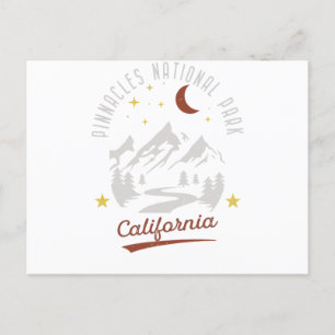 Carte Postale Vintage Pinnacles National Park Californie