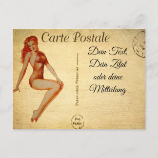 Carte Postale , Vintage Pinup 13