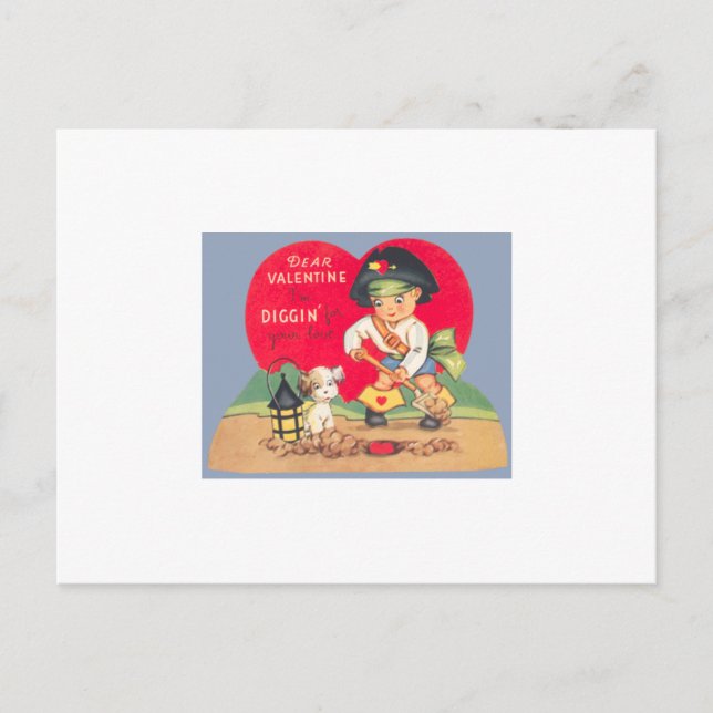 Carte postale vintage Pirate V Day (Devant)