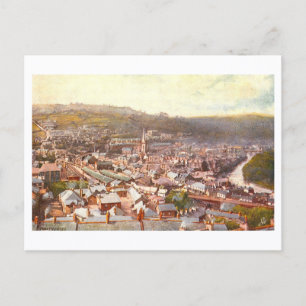 Carte Postale Vintage Pontypridd, Pays de Galles,