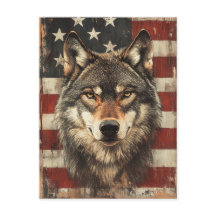 Vintage Portrait Wolf