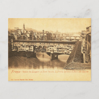 Carte Postale Vintage Postcard, Florence, Italy
