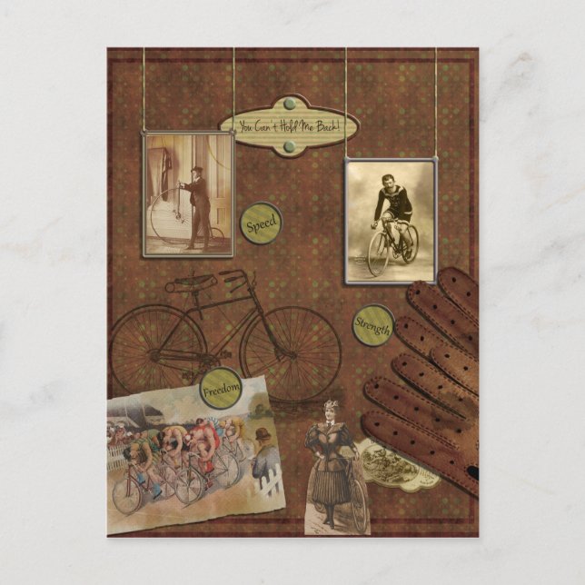 Carte postale vintage pour le recyclage (Devant)