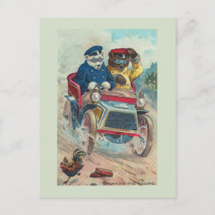 Carte postale Vintage pour ours "Breaking the Reco
