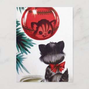 Carte postale vintage rétro Christmas