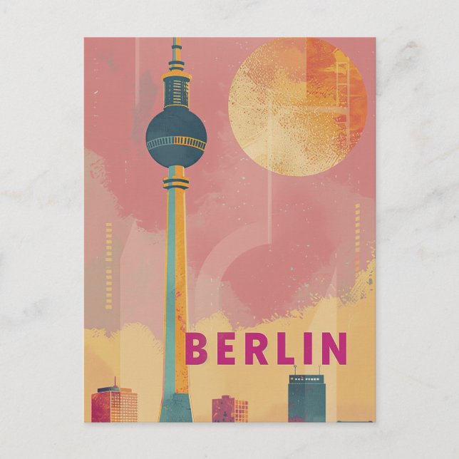 Carte Postale Vintage rétro de Berlin (Devant)
