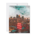 Vintage Retro Minneapolis Minnesota Voyage Skyline