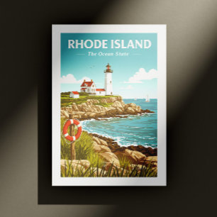 Carte Postale Vintage Rhode
