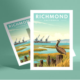 Carte Postale Vintage Richmond Californie