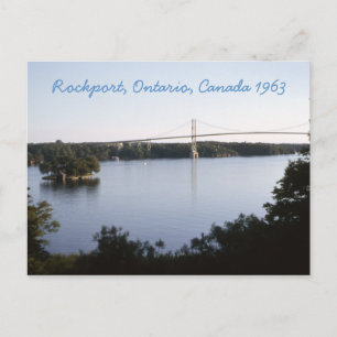 Carte postale vintage Rockport Ontario Canada